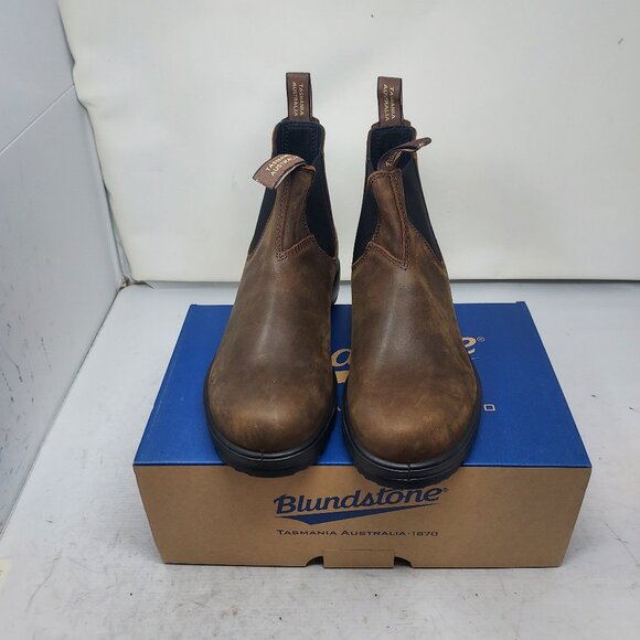 Blundstone MENS Antique Brown Chelsea Boot main image 5